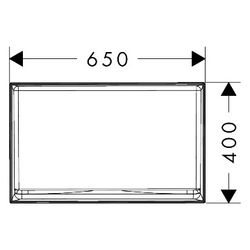 Hansgrohe Xuniva Evo E Aufsatzwaschtisch 650x400x120mm, ohne Hahnloch und Überlauf,... HANSGROHE-60326700 4059625618936 (Abb. 1)