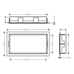 hansgrohe XtraStoris Original Wandnische mit Rahmen 300x600x100mm, Mattschwarz... HANSGROHE-56064670 4059625351536 (Abb. 1)