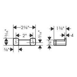 hansgrohe AddStoris Handtuchhaken doppelt, Mattweiß... HANSGROHE-41755700 4059625297278 (Abb. 1)