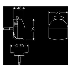 hansgrohe Exafill Fertigset Wanneneinlauf, Ablauf-, Überlaufgarnitur Plus, Chrom... HANSGROHE-58128000 4011097140353 (Abb. 1)