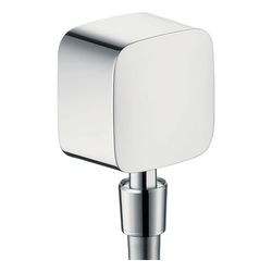 hansgrohe FixFit Wandanschluss mit Rückflussverhinderer, Kugelgelenk, Chrom... HANSGROHE-27414000 4011097614083 (Abb. 1)