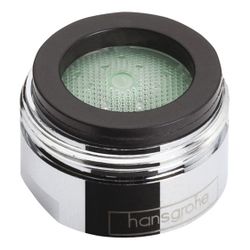 hansgrohe Luftsprudler M24x1 mit Durchflussbegrenzer 5l/min für Badarmaturen, Chrom... HANSGROHE-13185000 4011097436111 (Abb. 1)
