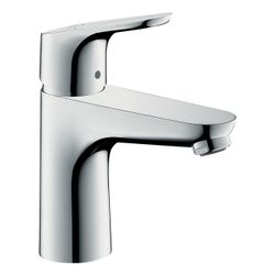 hansgrohe Focus Einhebel-Waschtischmischer 100mm 5l/min mit Zugstangen-Garnitur, Ch... HANSGROHE-31607000 4011097679433 (Abb. 1)