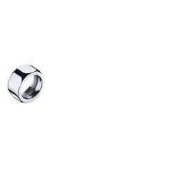 Hansgrohe Überwurfmutter Set G 3/4", Chrom, 96157000... HANSGROHE-96157000 4011097399928 (Abb. 1)