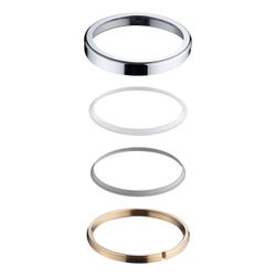 Hansgrohe Rosette für Kopfbrause Rainfinity 3.0, Brushed Black Chrome, 96237000... HANSGROHE-96237000 4011097439891 (Abb. 1)
