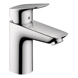 hansgrohe Logis Einhebel-Waschtischmischer 100mm 5l/min Chrom mit Zugstangen-Garnit... HANSGROHE-71100000 4011097738581 (Abb. 1)