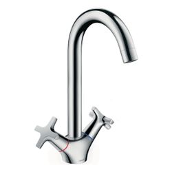 hansgrohe 2-Griff Spültischarmatur 220 Logis M32 1jet chrom... HANSGROHE-71285000 4011097738369 (Abb. 1)