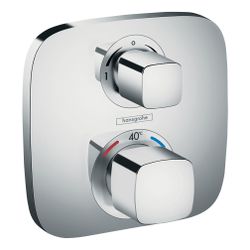 hansgrohe Ecostat E Thermostat Unterputz für 2 Verbraucher, Chrom... HANSGROHE-15708000 4011097741697 (Abb. 1)