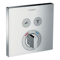 hansgrohe Shower Select Mischer Unterputz Chrom für 2 Verbraucher... HANSGROHE-15768000 4011097749624 (Abb. 1)