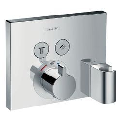 hansgrohe Shower Select Thermostat Unterputz Chrom für 2 Verbraucher mit Schlauchan... HANSGROHE-15765000 4011097719825 (Abb. 1)