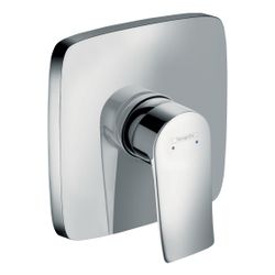 hansgrohe Metris Brausenmischer Unterputz Fertigset eckig, Chrom... HANSGROHE-31456000 4011097748467 (Abb. 1)