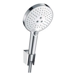 hansgrohe Raindance Select S Brausehalterset 120mm 15l/min 3jet Weiß/Chrom mit Brau... HANSGROHE-26721400 4011097758138 (Abb. 1)