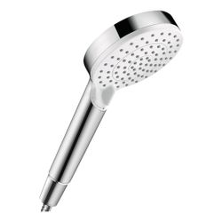 hansgrohe Crometta Handbrause 100mm Vario EcoSmart plus 5,7l/min, Weiß/Chrom... HANSGROHE-26336400 4011097792064 (Abb. 1)