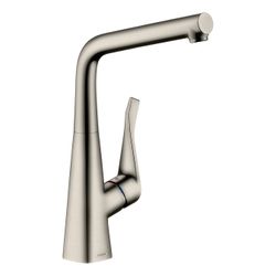 hansgrohe Metris M71 Einhebel-Küchenmischer 320mm 12l/min Edelstahl Finish, 1jet... HANSGROHE-14822800 4011097718330 (Abb. 1)