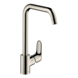 hansgrohe Focus M41 Einhebel-Küchenmischer 260mm 12l/min 1jet, Edelstahl Finish... HANSGROHE-31820800 4011097679471 (Abb. 1)