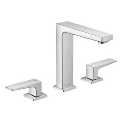 hansgrohe Metropol 3-Loch Waschtischarmatur 160, Chrom mit Hebelgriffen, Push-Open ... HANSGROHE-32515000 4011097835297 (Abb. 1)