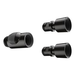 hansgrohe Schnellkupplung DN 15, für Handbrausen, Schwarz... HANSGROHE-28346000 4011097116969 (Abb. 1)