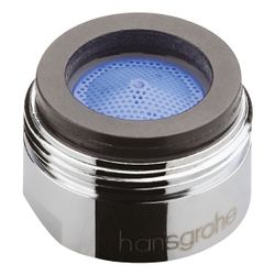 Hansgrohe QuickClean Luftsprudler M24x1 Edelstahl Optic, für Küchenmischer ohne Dur... HANSGROHE-13913800 4011097700168 (Abb. 1)