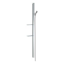 hansgrohe Unica Brausestange E 1500mm mit Isiflex Brauseschlauch 1,60m und Ablagen,... HANSGROHE-27645000 4011097857008 (Abb. 1)