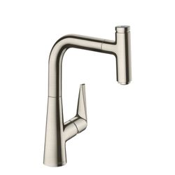 hansgrohe Talis Select M51, Einhebel-Küchenmischer 220mm 8l/min Edelstahl Finish, A... HANSGROHE-72822800 4011097823577 (Abb. 1)