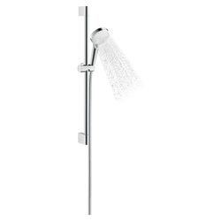 hansgrohe Crometta Brauseset 100mm Vario EcoSmart mit Brausestange 650mm 6,7l/min W... HANSGROHE-26534400 4011097792033 (Abb. 1)