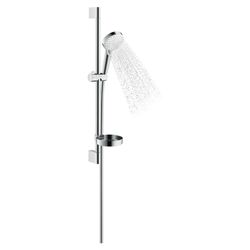 hansgrohe Crometta Brauseset 100mm Vario mit Brausestange 650mm 13,8l/min Seifensch... HANSGROHE-26553400 4011097791975 (Abb. 1)