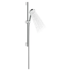 hansgrohe Crometta Brauseset 100mm 1jet EcoSmart plus mit Brausestange 650mm 5,7l/m... HANSGROHE-26554400 4011097791968 (Abb. 1)