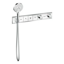 hansgrohe RainSelect Thermostat Unterputz Weiß/Chrom für 4 Verbraucher mit integrie... HANSGROHE-15357400 4059625033951 (Abb. 1)