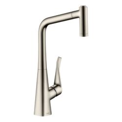 hansgrohe Metris M71 Einhebel-Küchenmischer 320mm 10l/min Chrom, mit Ausziehbrause,... HANSGROHE-14820000 4011097718378 (Abb. 1)