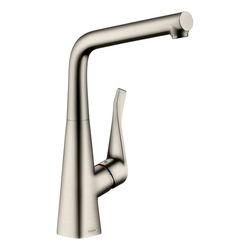 hansgrohe Metris M71 Einhebel-Küchenmischer 320mm 12l/min Edelstahl Finish, 1jet... HANSGROHE-14822800 4011097718330 (Abb. 1)