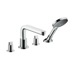 hansgrohe Grundkörper 4-Loch Wannenarmatur für Wannenrandmontage mit Secuflexbox... HANSGROHE-13444180 4011097140841 (Abb. 1)