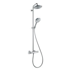 hansgrohe Raindance S Showerpipe 240mm 1jet 20l/min mit Wannenthermostat, Chrom... HANSGROHE-27117000 4011097690124 (Abb. 1)