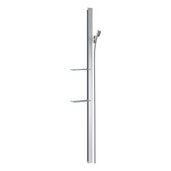 hansgrohe Unica Brausestange E 1500mm mit Isiflex Brauseschlauch 1,60m und Ablagen,... HANSGROHE-27645000 4011097857008 (Abb. 1)
