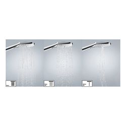 hansgrohe Raindance Select E Handbrause 120mm 3jet 14,4l/min, Chrom... HANSGROHE-26520000 4011097706047 (Abb. 1)