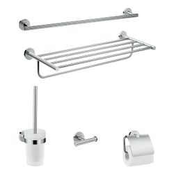 hansgrohe Logis Universal Bad-Accessoire Set 5-teilig, Chrom... HANSGROHE-41728000 4059625131381 (Abb. 1)