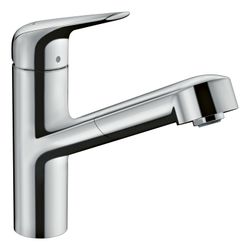 hansgrohe Focus M42 Einhebel-Küchenmischer 150mm 8l/min Ausziehauslauf, 1jet, Chrom... HANSGROHE-71814000 4059625098356 (Abb. 1)