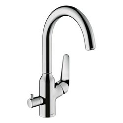 hansgrohe Focus M42 Einhebel-Küchenmischer 220mm 10l/min Geräteabsperrventil, 1jet,... HANSGROHE-71803000 4059625085066 (Abb. 1)