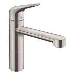 hansgrohe Focus M42 Einhebel-Küchenmischer 120mm 12l/min 1jet, Edelstahl Finish... HANSGROHE-71806800 4059625085028 (Abb. 1)