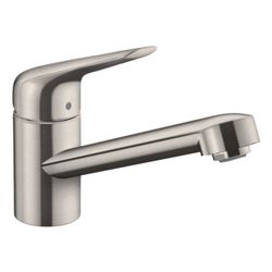 hansgrohe Focus M42 Einhebel-Küchenmischer 100mm 12l/min 1jet, Edelstahl Finish... HANSGROHE-71808800 4059625084991 (Abb. 1)