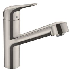 hansgrohe Focus M42 Einhebel-Küchenmischer 150mm 8l/min Ausziehauslauf, 1jet, sBox,... HANSGROHE-71829800 4059625098424 (Abb. 1)