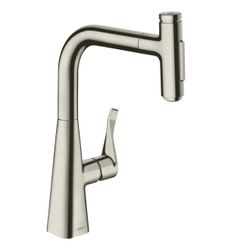 Hansgrohe Metris Select M71 Einhebel-Küchenmischer 240mm, 7l/min, Ausziehbrause, 2j... HANSGROHE-73822800 4059625255575 (Abb. 1)