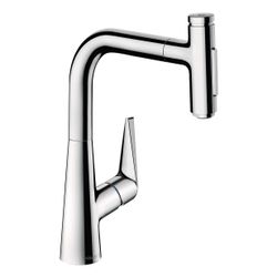 hansgrohe Talis Select M51, Einhebel-Küchenmischer 220mm 8l/min sBox, Chrom, Auszie... HANSGROHE-73868000 4059625176061 (Abb. 1)