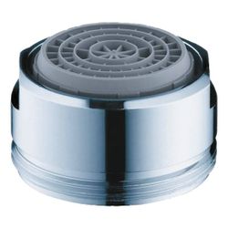 hansgrohe Luftsprudler M24x1 mit Durchflussbegrenzer 7l/min für Badarmaturen, Chrom... HANSGROHE-13085000 4011097102184 (Abb. 1)