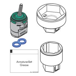 hansgrohe Joystick Kartusche J27... HANSGROHE-96783000 4011097477077 (Abb. 1)