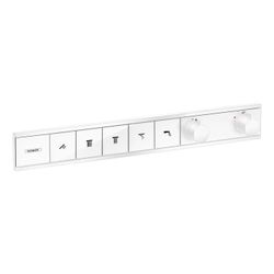 hansgrohe RainSelect Thermostat Unterputz für 5 Verbraucher, Mattweiß... HANSGROHE-15384700 4059625201213 (Abb. 1)