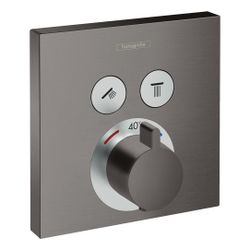 hansgrohe Shower Select Thermostat Unterputz Schwarz/Chrom gebürstet für 2 Verbrauc... HANSGROHE-15763340 4059625230909 (Abb. 1)