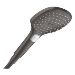 hansgrohe Raindance Select E Handbrause 120mm 3jet 14,4l/min, Schwarz/Chrom gebürst... HANSGROHE-26520340 4059625221297 (Abb. 1)