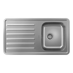hansgrohe Einbauspüle 340 mit Abtropffläche S4111-F340... HANSGROHE-43340800 4059625217450 (Abb. 1)