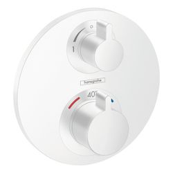 hansgrohe Ecostat S Thermostat Unterputz Mattweiß 29l/min für 2 Verbraucher... HANSGROHE-15758700 4059625266045 (Abb. 1)