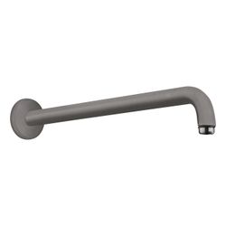 hansgrohe Brausearm 389mm DN 15, Schwarz/Chrom gebürstet, Ausladung 90 Grad ohne Ku... HANSGROHE-27413340 4011097819976 (Abb. 1)